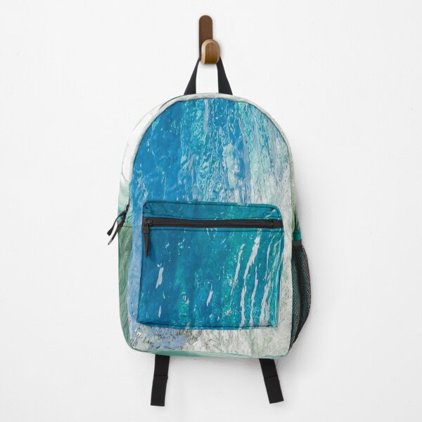 Item preview, Turquoise and blue big wave barrel surfing designed and sold by dylan150488.