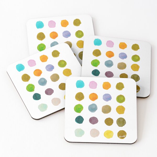 Item preview, Coloured Spots designed and sold by Rowanbank.