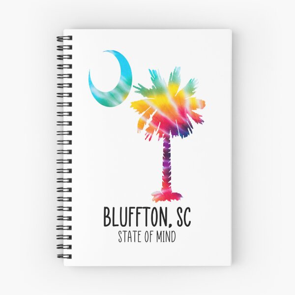 Item preview, Bluffton South Carolina Souvenir Gifts Palm and Moon Tie Dye designed and sold by bySoutherngal.