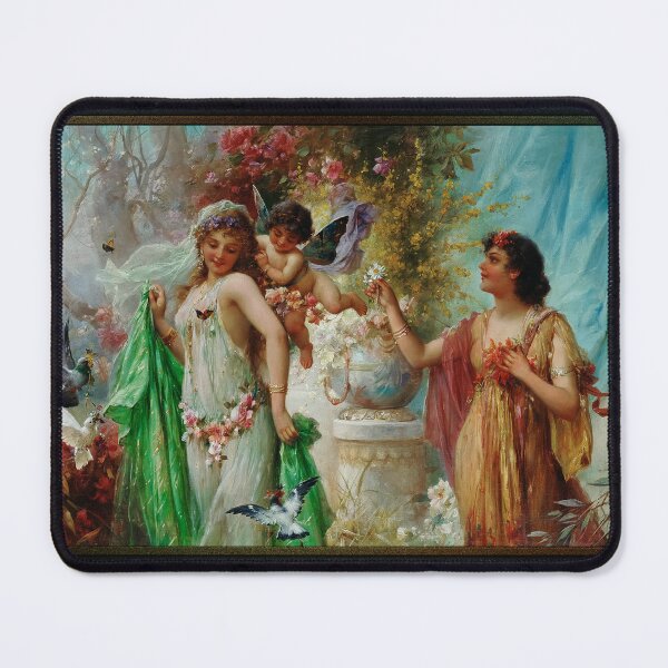Item preview, A Classical Idyll by Hans Zatzka Remastered Xzendor7 Classical Art Old Masters Reproductions designed and sold by Xzendor7 Digital Art Creations.
