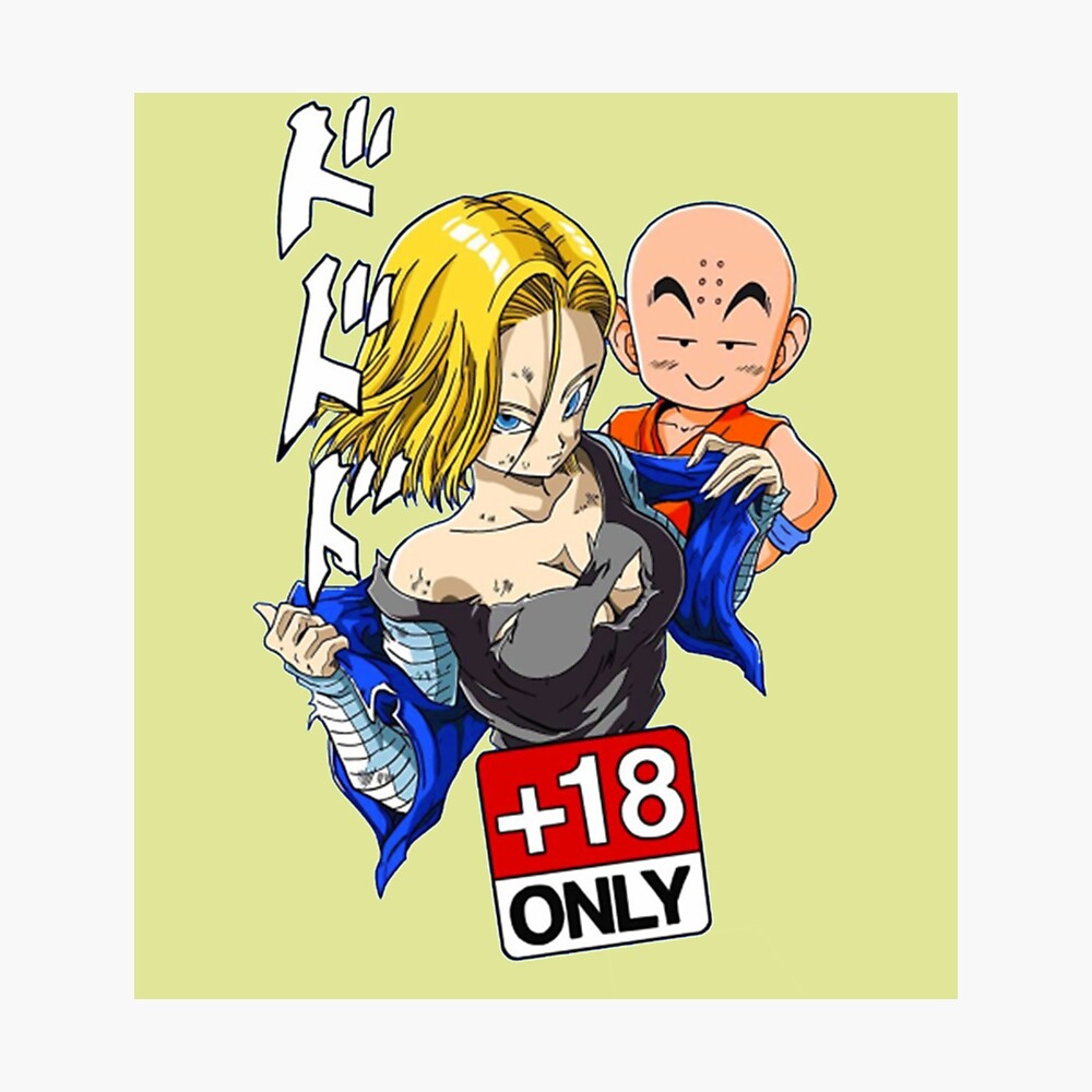 android 18 and krillin