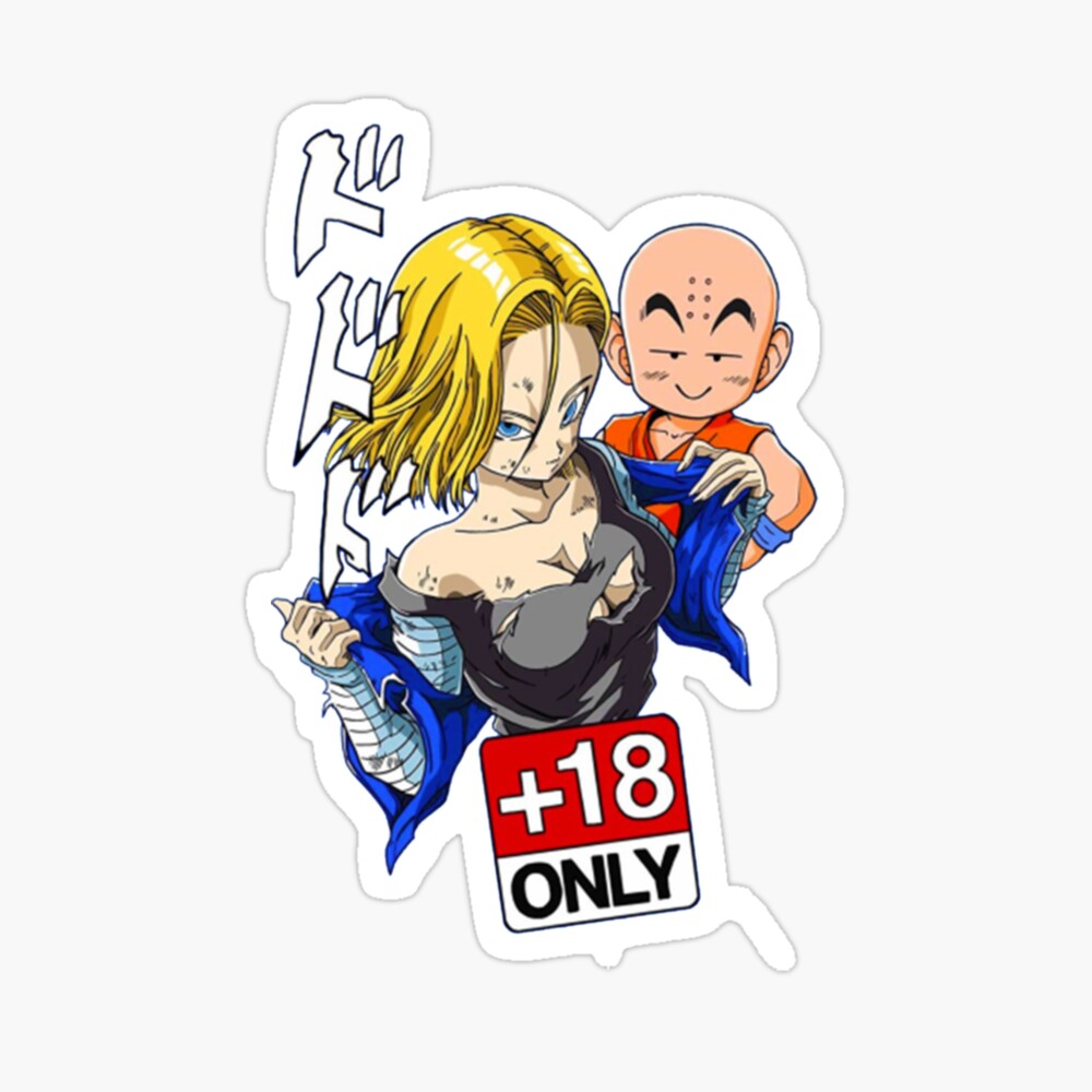 android 18 and krillin