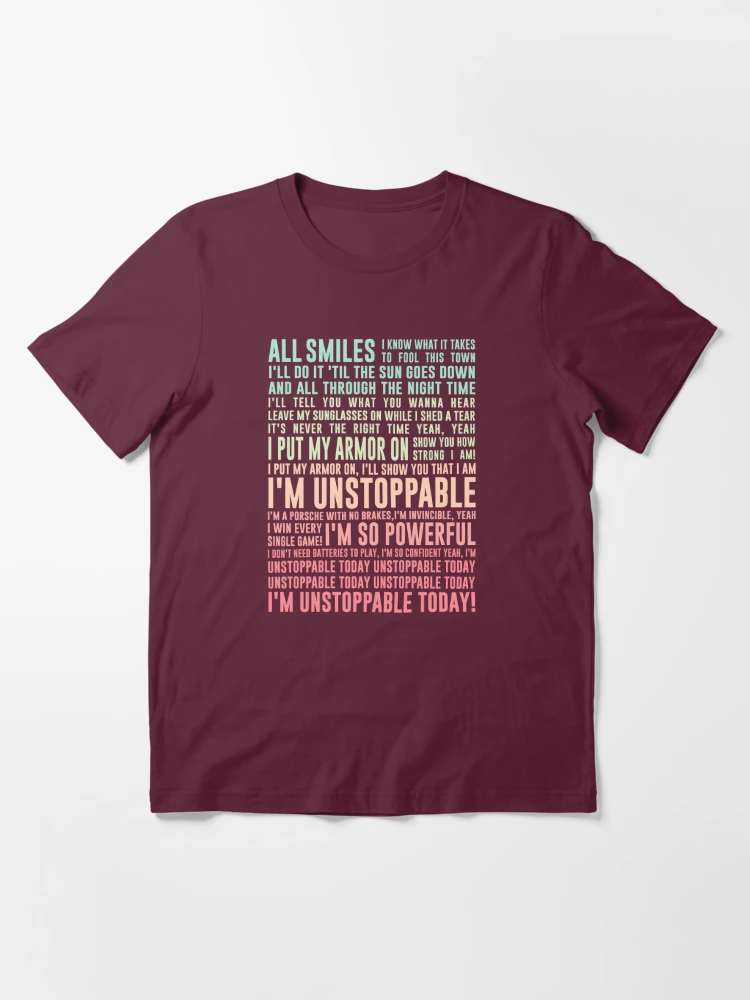 UNSTOPPABLE - SIA - music lyrics Pullover Hoodie for Sale by Ardalan  Saboori