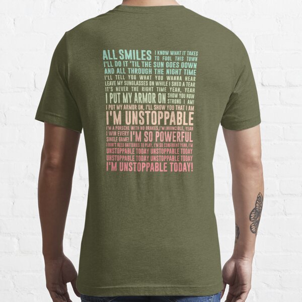 UNSTOPPABLE - SIA - music lyrics Pullover Hoodie for Sale by Ardalan  Saboori