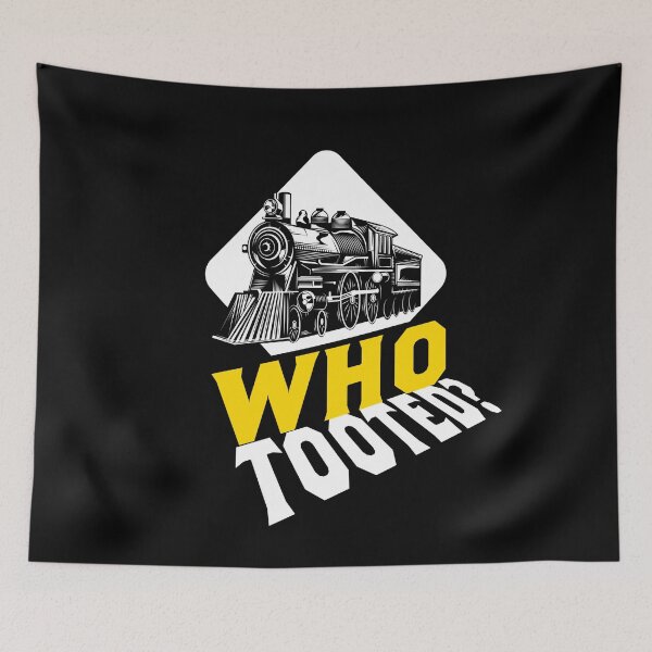 Item preview, Who Tooted Model Railroad designed and sold by MooonTees.
