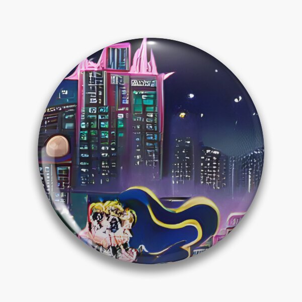 Artikelvorschau, Sailor Moon Cityscape - KI-generierte Kunst entworfen und verkauft von MagicalFish.