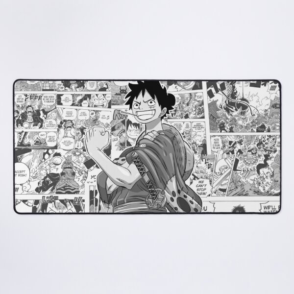 Tapis de souris one piece Luffy en combat - 300x250x30mm