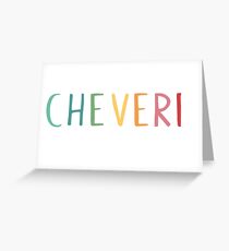 Chevere Greeting Card