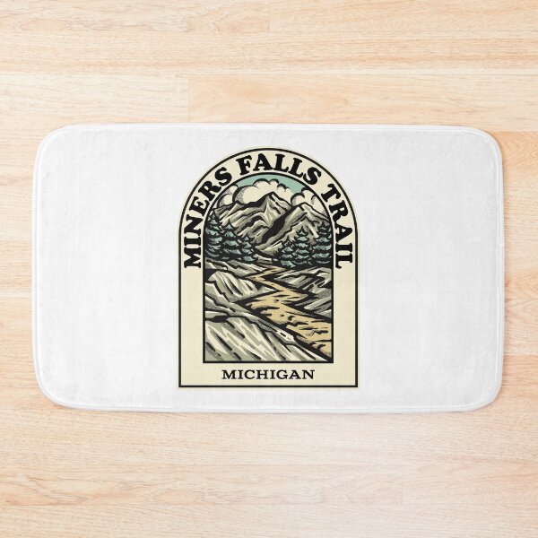 Item preview, Miners Falls Trail Michigan hiking backpacking trail designed and sold by HalpinDesign.