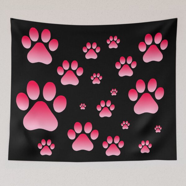 Item preview, Pink Ombre Pawprint Pattern  designed and sold by Deborah Camp.