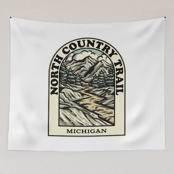 Item preview, North Country Trail Michigan hiking backpacking trail designed and sold by HalpinDesign.