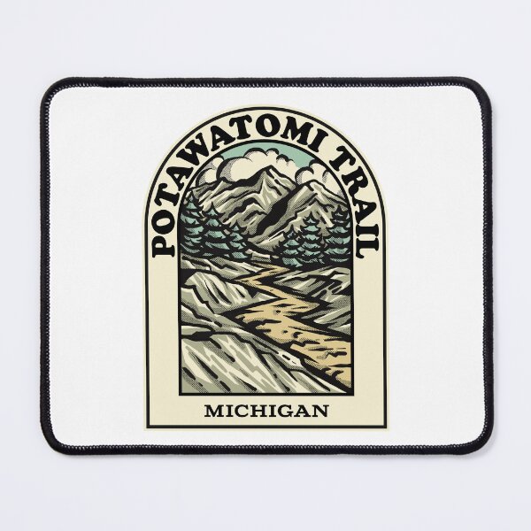 Item preview, Potawatomi Trail Michigan hiking backpacking trail designed and sold by HalpinDesign.