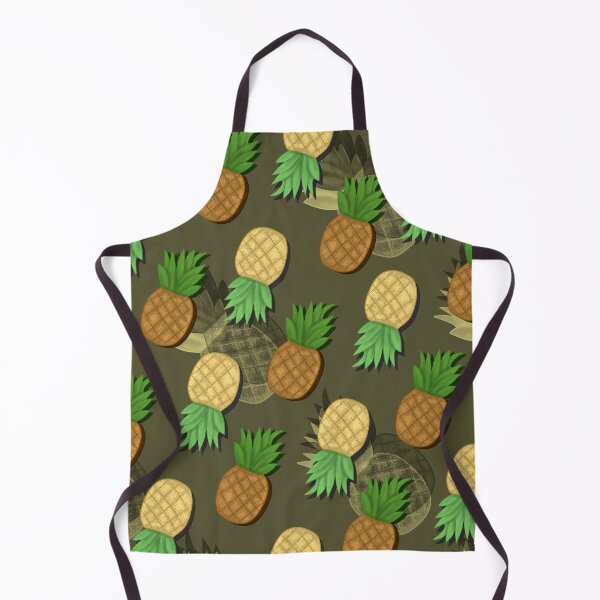 Item preview, Golden pineapple pattern designed and sold by Antiope33.