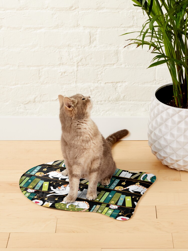 Cat puzzle shop mat