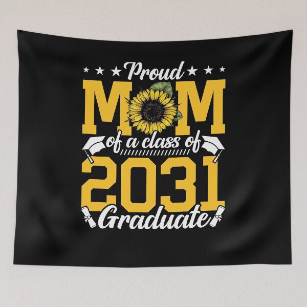 Item preview, Proud Mom Of A Class Of 2031 Graduate Shirt, Proud Graduate Mom Shirt, Graduate 2031 Shirt, Graduation Gift, High School Graduation Shirt, designed and sold by aymob.