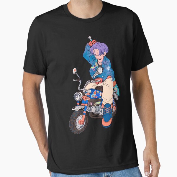 Dragon Ball Super Saiyan Swordsman Trunks Riding the Bicycle Classic Essential T-Shirt