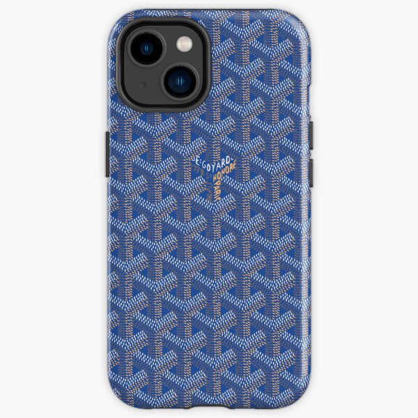 blue pattern iPhone Tough Case