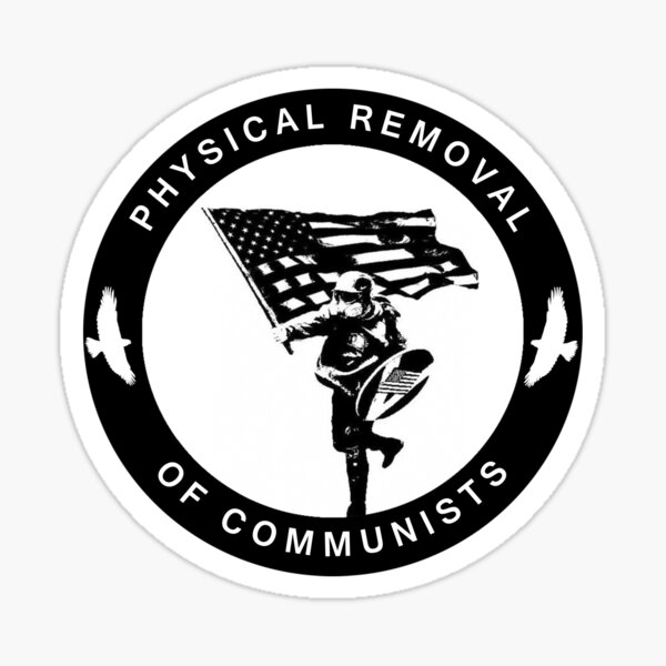 Base Stickman Physical removal of communists Sticker