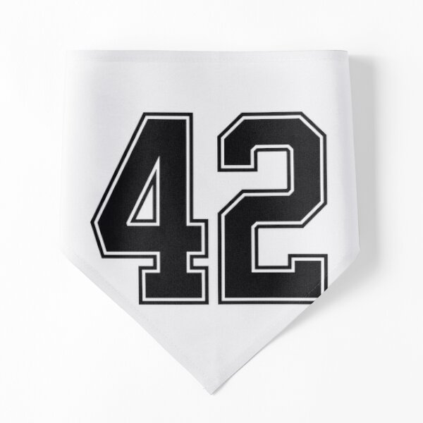 Number 42 Forty Two Baseball Lucky Favorite Jersey SVG PNG Files –  creativeusarts