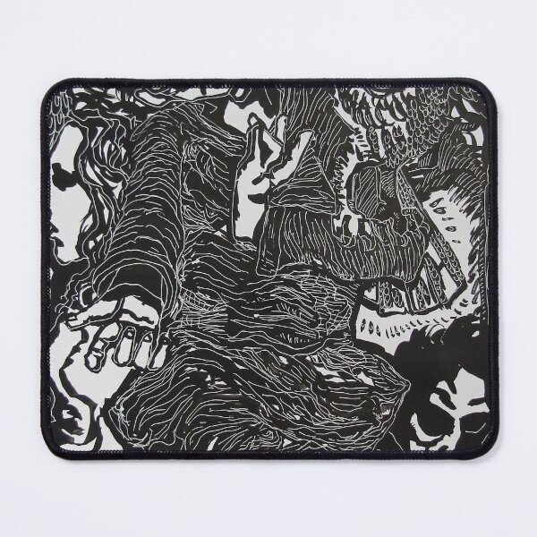 Item preview, Untitled Drawing. White ballpoint pen, ink on 50x32.5cm paper. designed and sold by crowleyronan123.