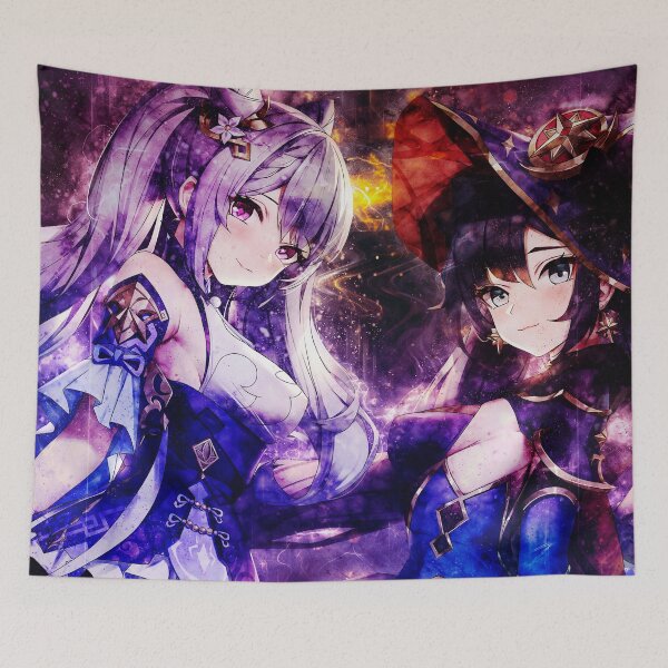 Item preview, Keqing Genshin Impact Anime Art designed and sold by zeleline.