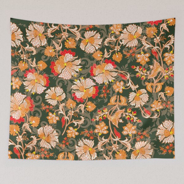 Item preview, Pretty Flowers Colorful Pattern, Blossom Design designed and sold by Olverh Design Studio.