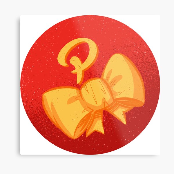Pinafore Logo (Red) Metal Print