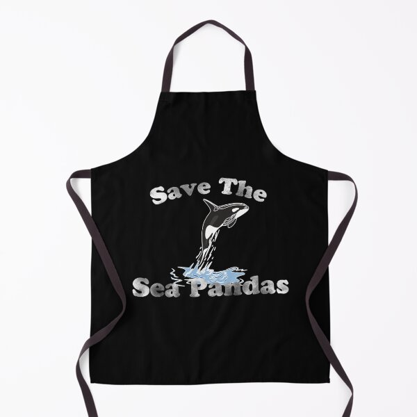 Item preview, Mens Save The Sea Pandas Funny Whale Orca Dolphin Ocean Life designed and sold by Mehdi Art.
