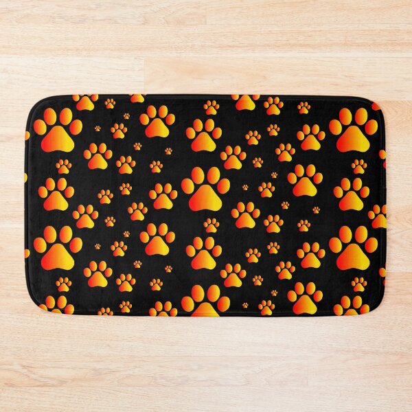 Item preview, Warm Red Yellow Pawprint Pattern  designed and sold by Deborah Camp.