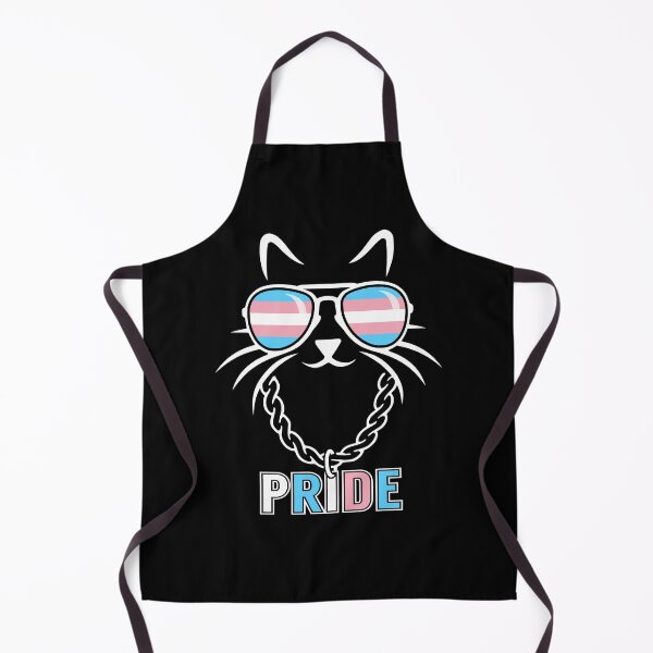 Item preview, Funny Trans Pride Cat LGBT Transgender Flag Sunglasses designed and sold by pixeljamz.
