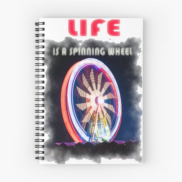 Item preview, Life is a spinning wheel designed and sold by Goliardika-Shop.