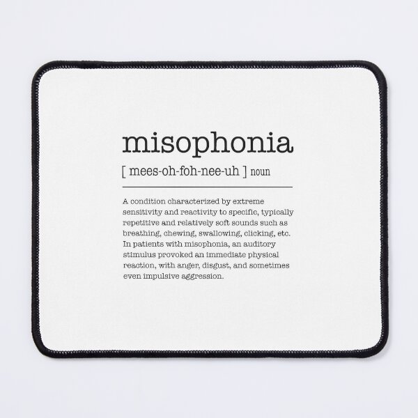 Item preview, misophonia poster print designed and sold by nfull.