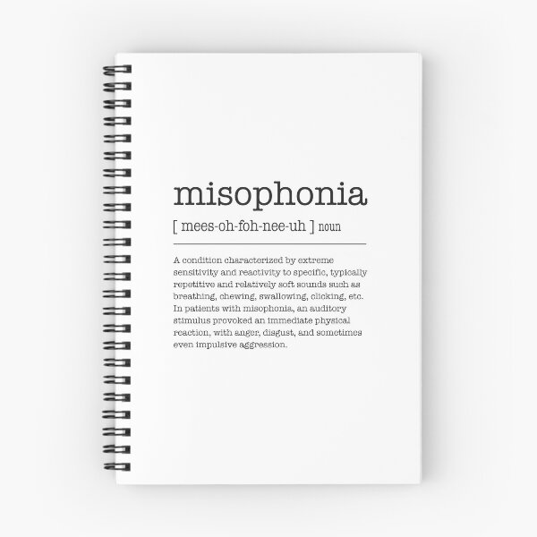Item preview, misophonia poster print designed and sold by nfull.