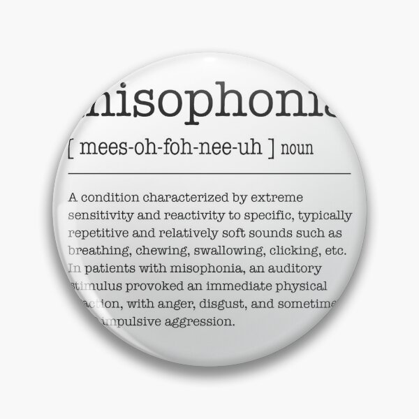 Item preview, misophonia poster print designed and sold by nfull.