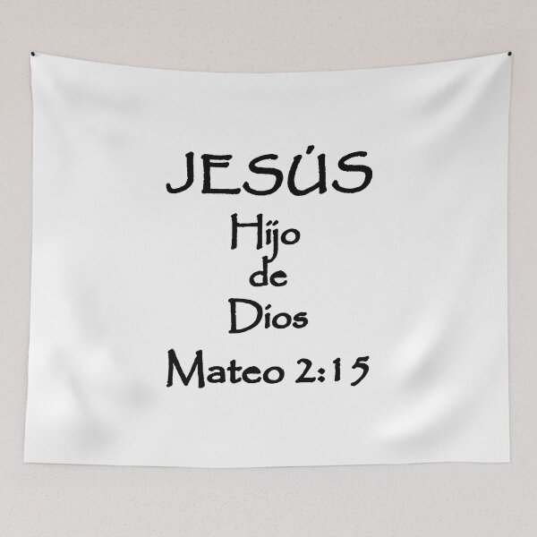 Item preview, Matthew 2:15 Jesus Son of God Spanish Bible Verse designed and sold by NombresDeJesus.