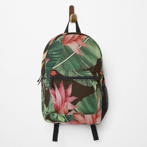 Item preview, Tropical Jungle Leaves and Plants in Colorful Pattern designed and sold by Olverh Design Studio.