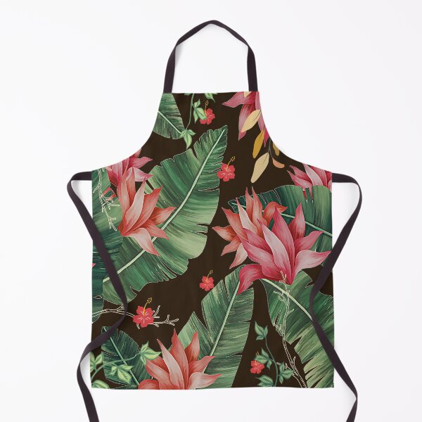 Item preview, Tropical Jungle Leaves and Plants in Colorful Pattern designed and sold by Olverh Design Studio.