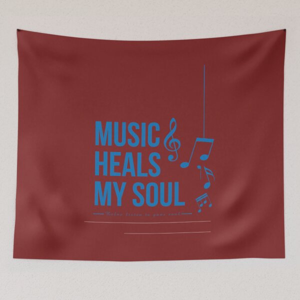 Item preview, Music heals my soul T shirt1006 designed and sold by PhisTienf.