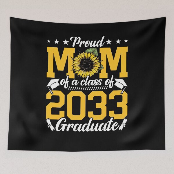 Item preview, Proud Mom Of A Class Of 2033 Graduate Shirt, Proud Mom Shirt, Senior Graduation Shirt, Graduation 2033 Shirt, Proud Graduate Mom Shirt,  designed and sold by aymob.