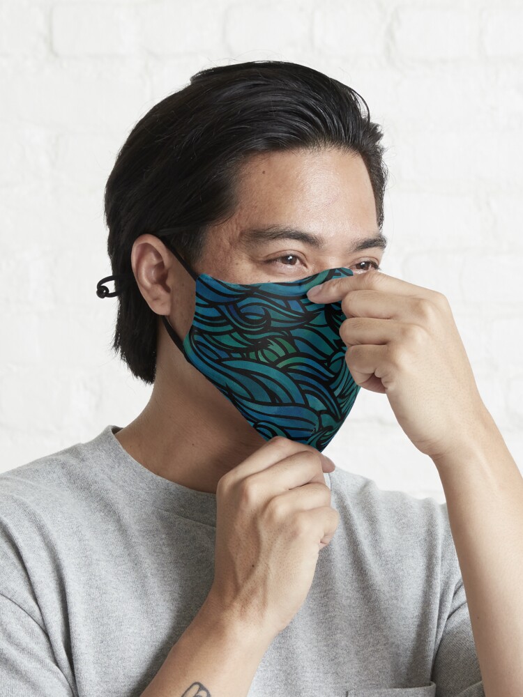 Alternate view of Dark waves Mask