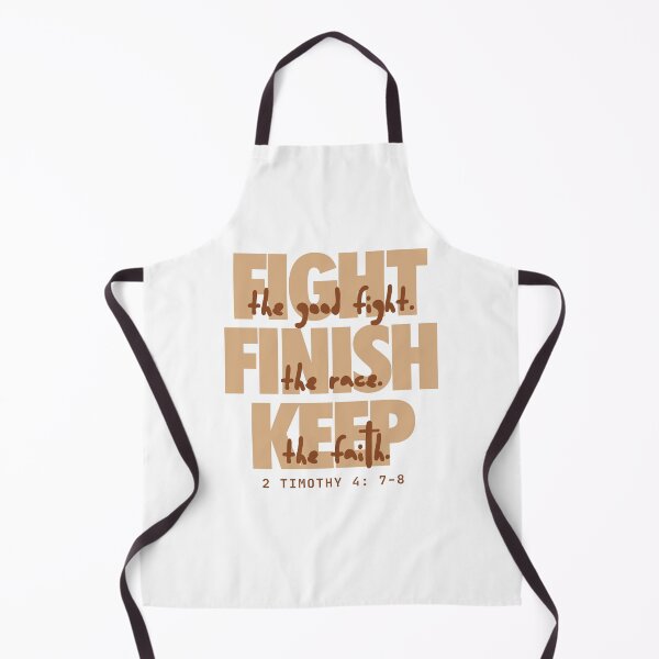 Item preview, Fight the good fight (cinnamon). 2 Timothy 4:7-8 designed and sold by Cane & Abel Creations ..