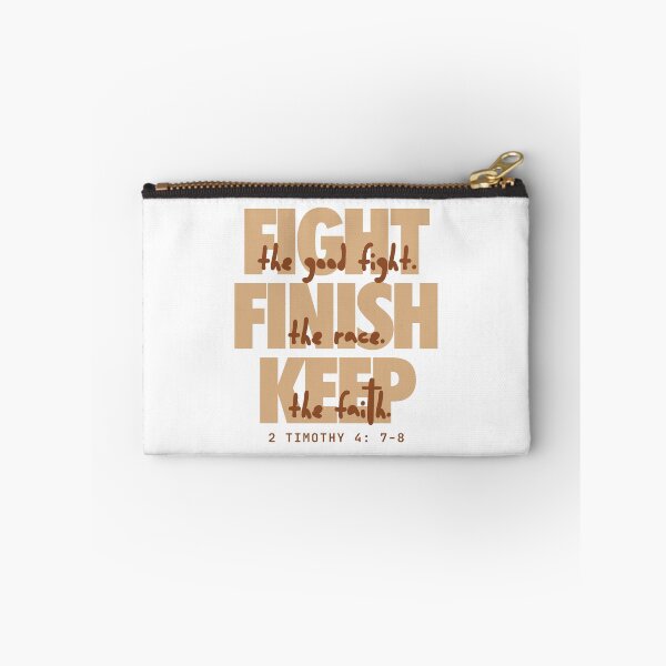 Item preview, Fight the good fight (cinnamon). 2 Timothy 4:7-8 designed and sold by Cane & Abel Creations ..