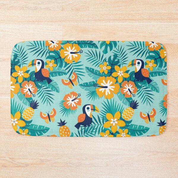 Item preview, Gone Troppo - Orange and Aqua designed and sold by Daisy Beatrice.