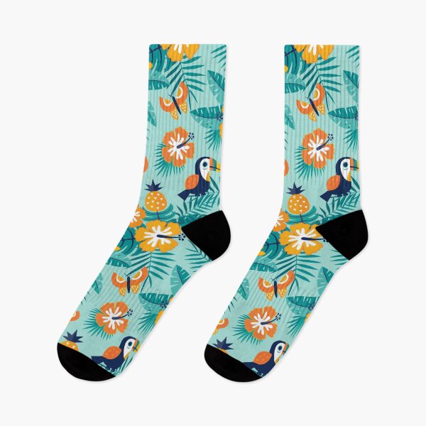 Item preview, Gone Troppo - Orange and Aqua designed and sold by Daisy Beatrice.