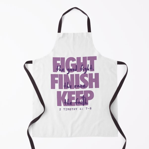 Item preview, Fight the good fight (grape). 2 Timothy 4:7-8 designed and sold by Cane & Abel Creations ..