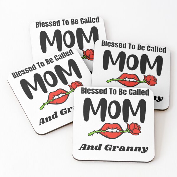 Item preview, Blessed to be called mom and granny designed and sold by Nero9o.