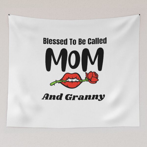Item preview, Blessed to be called mom and granny designed and sold by Nero9o.