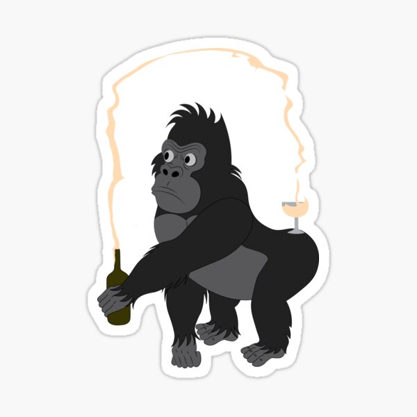 gorilla tag monkey, Cryptocrusader, Crypto, Ape Sticker