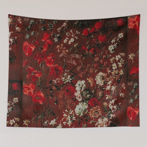 Item preview, Hyacinthe Rigaud, Study of Flowers, 1720 (Floral pattern) designed and sold by apopofbeauty.