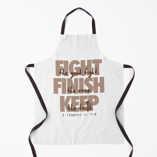 Item preview, Fight the good fight (chocolate). 2 Timothy 4:7-8 designed and sold by Cane & Abel Creations ..
